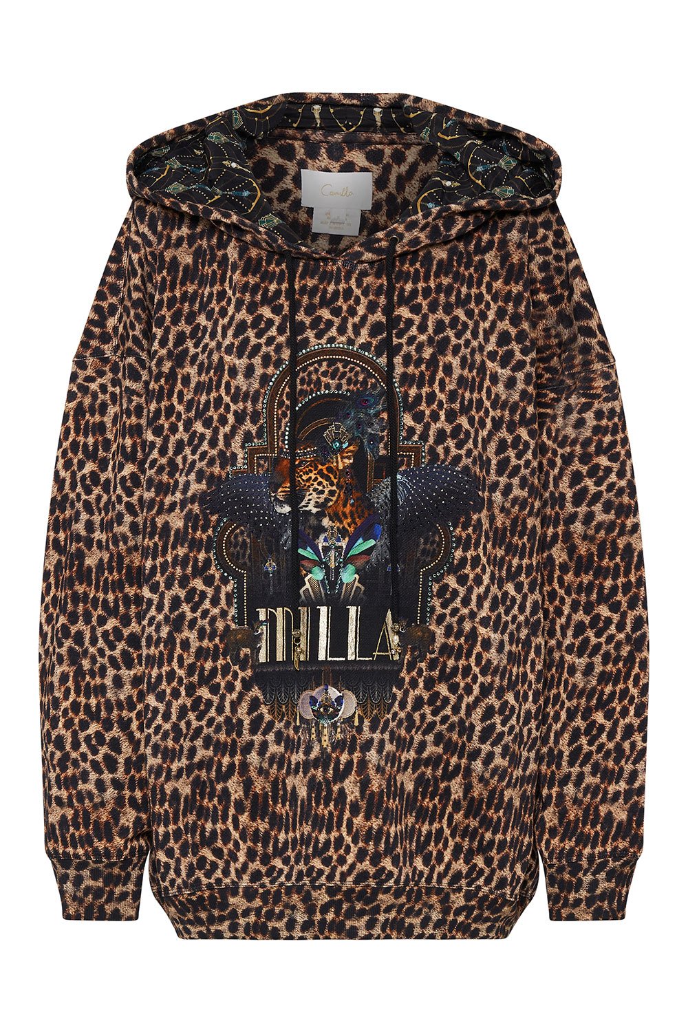 BOYFRIEND HOODIE WITH SIDE POCKET FITZGERALDS FLAPPER