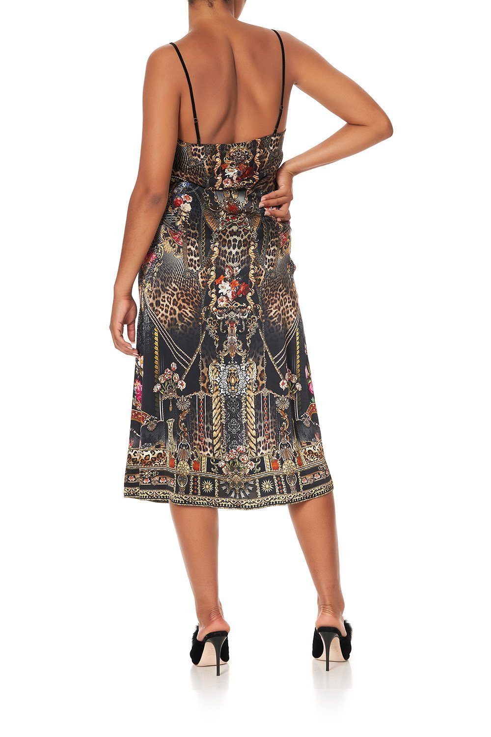 SLIP MIDI SKIRT GOTHIC GODDESS