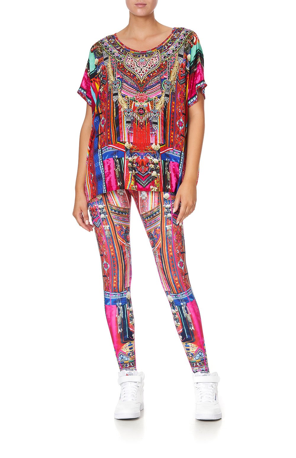 LOOSE FIT ROUND NECK TEE KALEIDOSCOPE KEEPSAKE