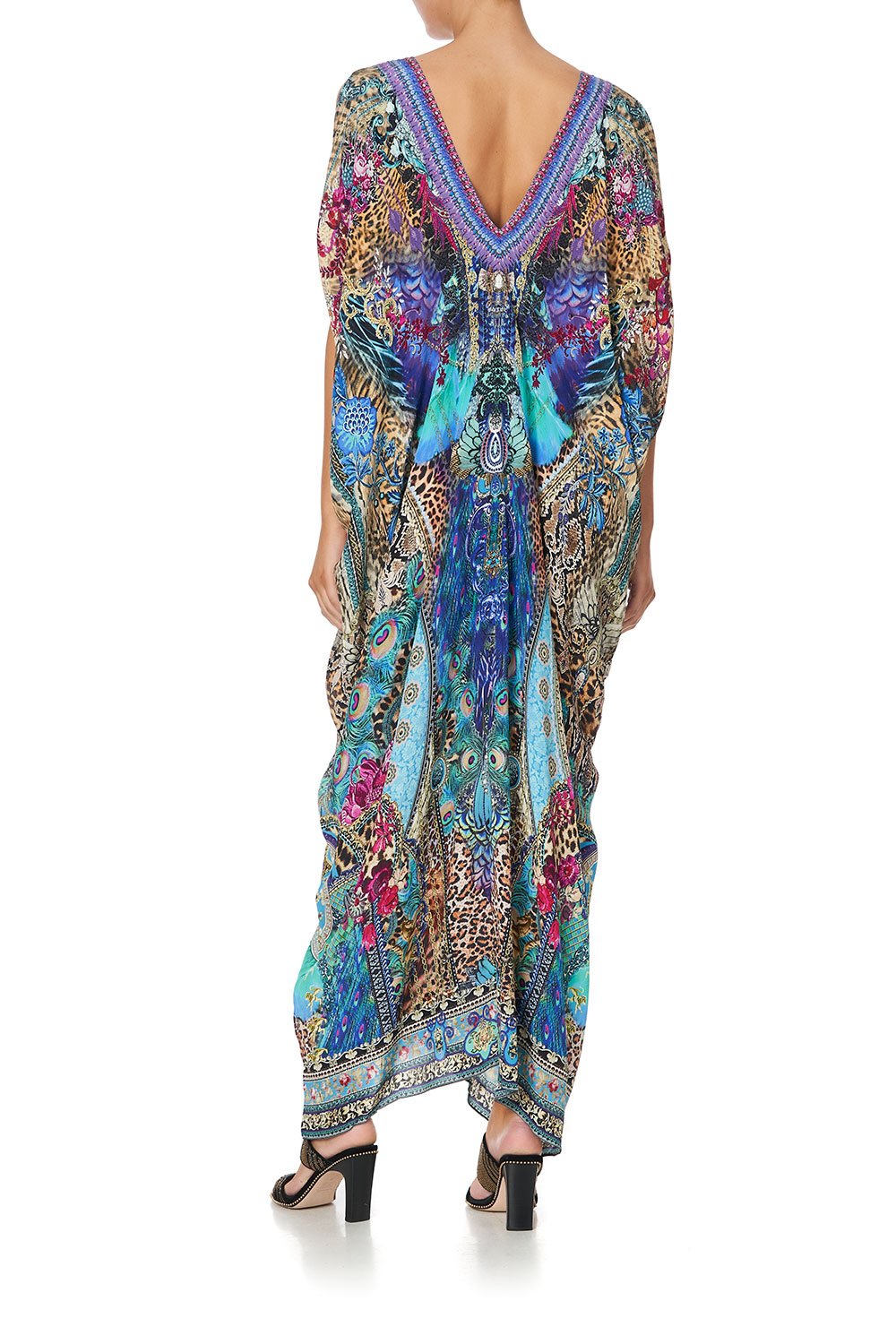 LONG DRAPE DRESS WITH ZIP FRONT BASILICA BEAUTY