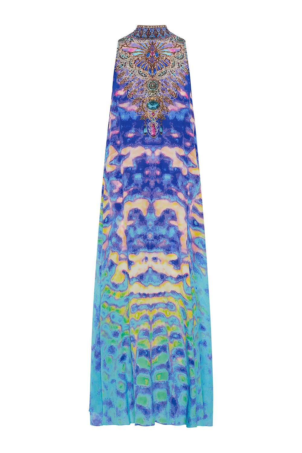 HIGH NECK DRESS WITH BACK NECK TIE THE CALL OF THE BANSHEE