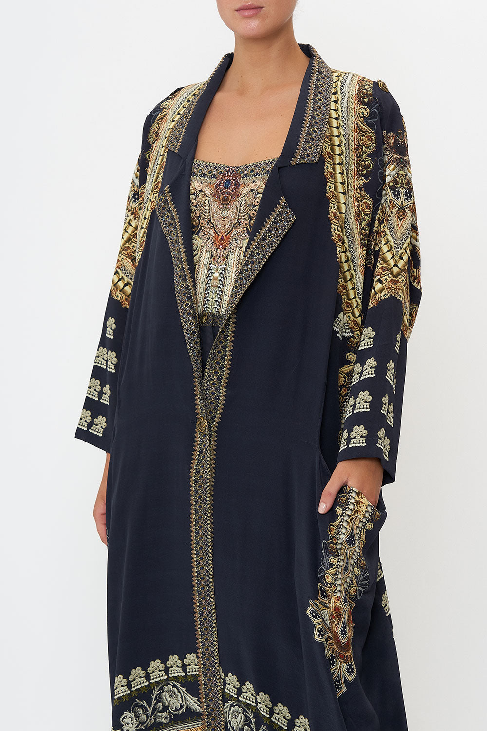 RELAXED PANEL COAT ITS ALL OVER TORERO