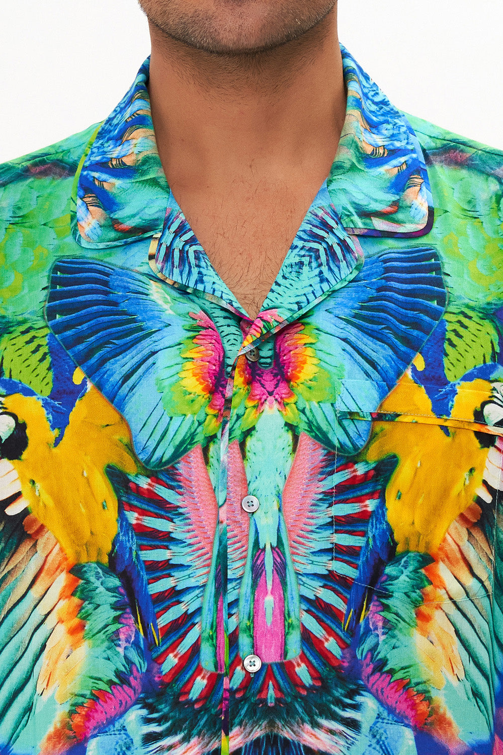 SHORT SLEEVE CAMP COLLARED SHIRT AGE OF ASTERIA