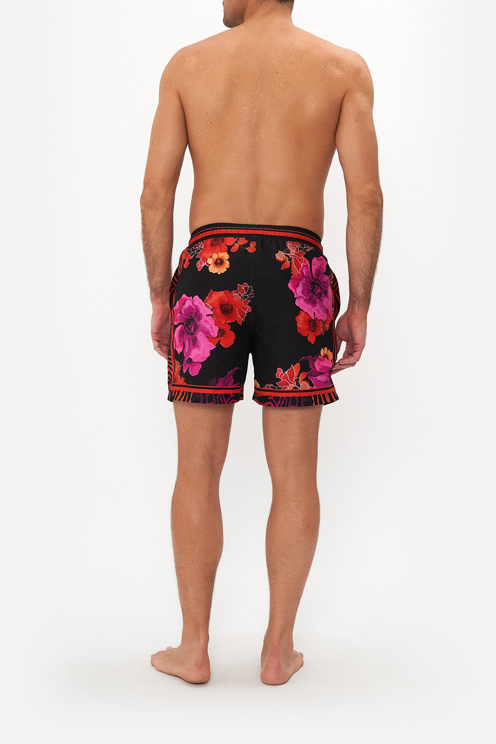 ELASTIC WAIST BOARDSHORT MIDNIGHT POPPY