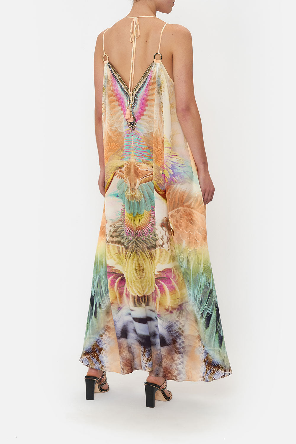 RING DETAIL STRAP DRESS TAKE FLIGHT