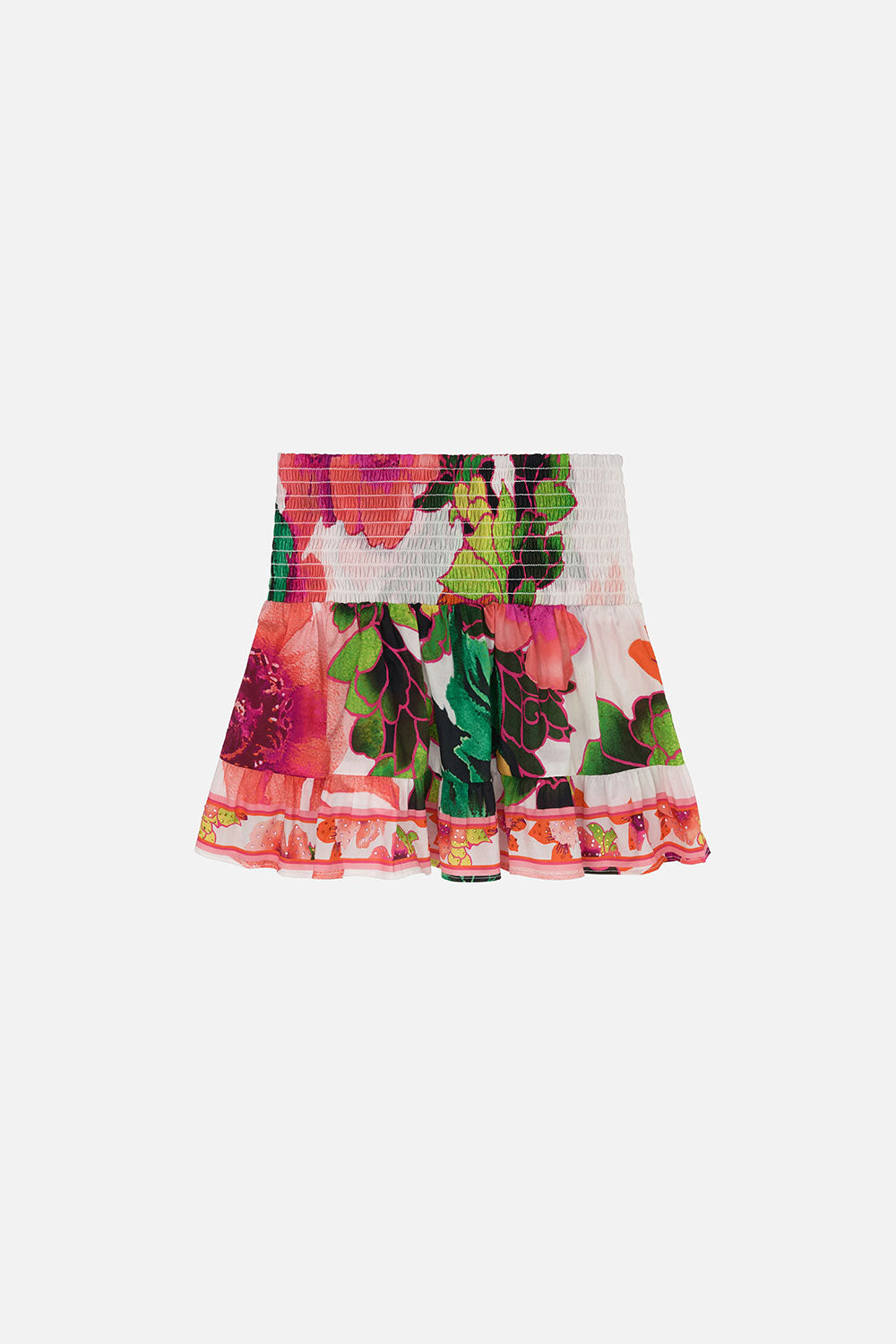 KIDS SHIRRING WAIST SKIRT 4-10 PRETTY AS A POPPY