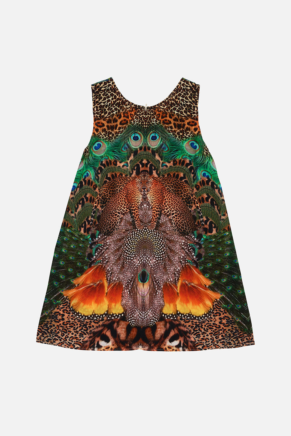 KIDS SHIFT DRESS 4-10 SURREALIST XANADU