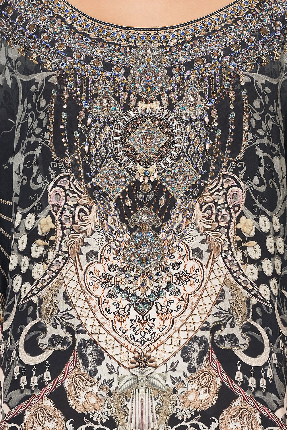 ROUND NECK KAFTAN DUST HER OFF