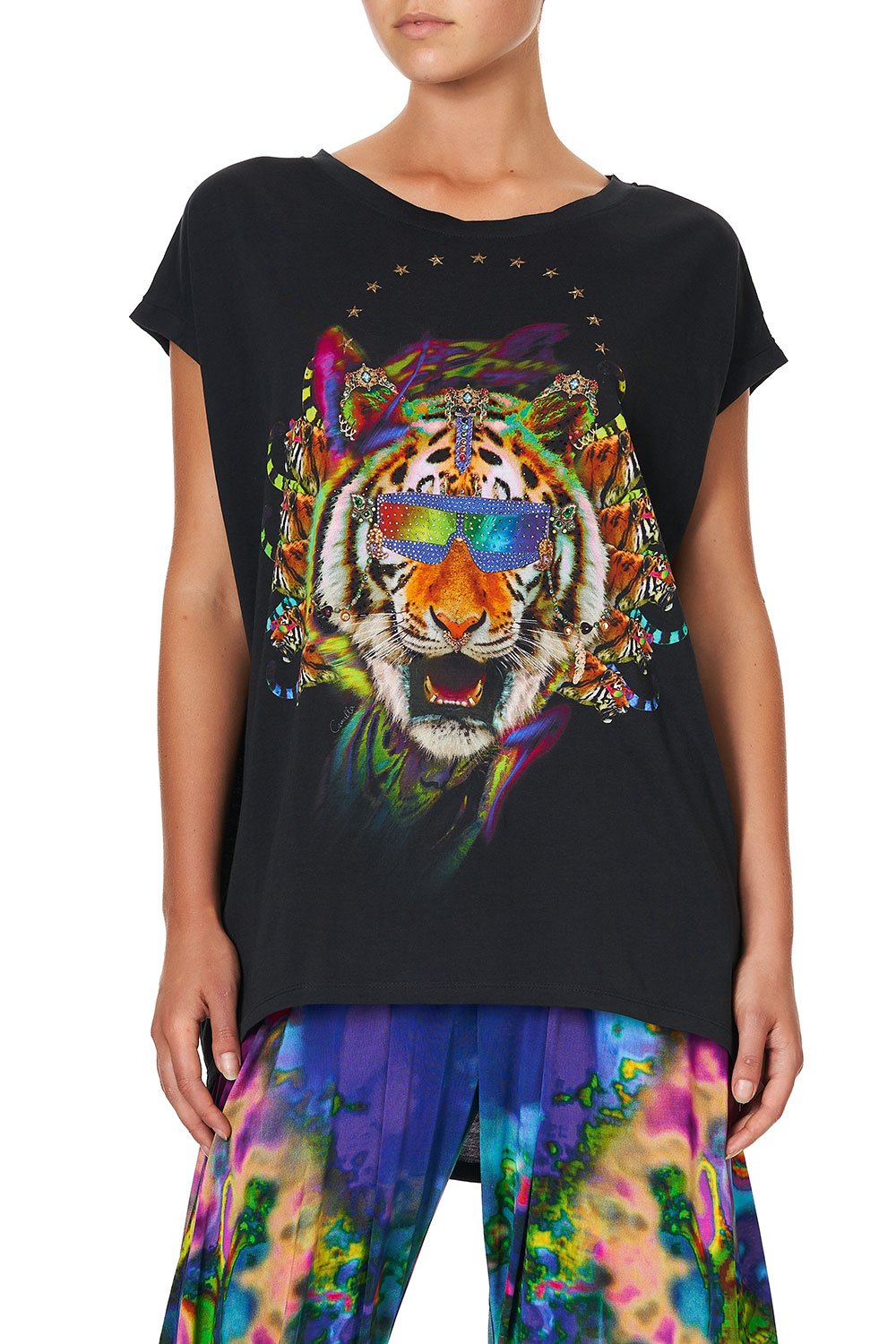 EXTENDED SLEEVE TEE ACID ABBEY