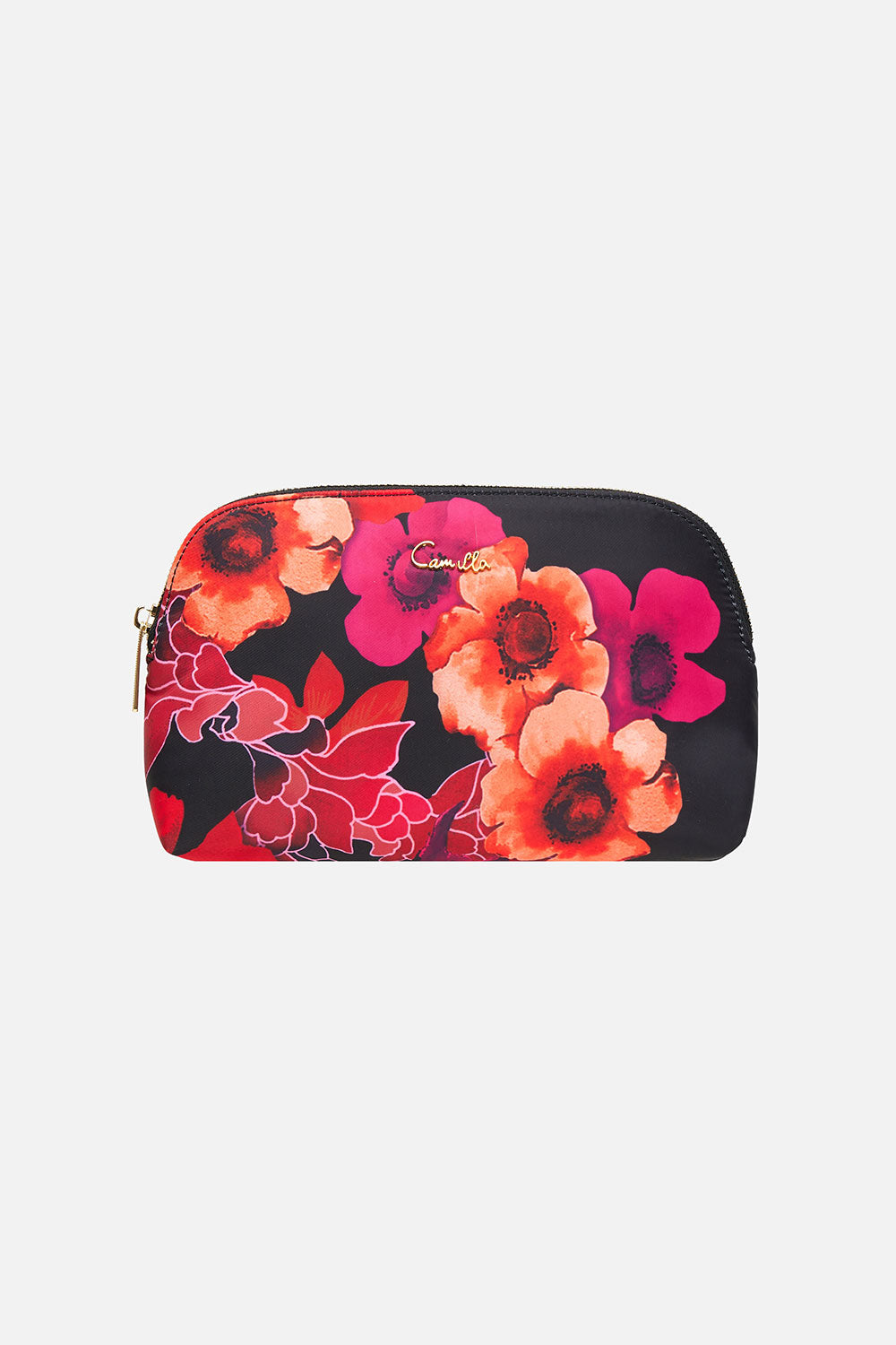 SMALL COSMETIC CASE MIDNIGHT POPPY