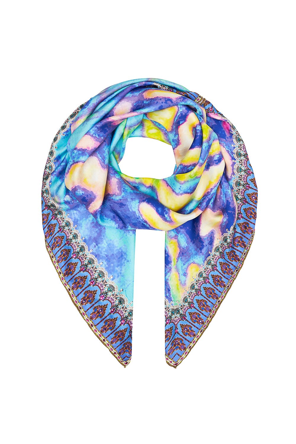 LARGE SQUARE SCARF THE CALL OF THE BANSHEE