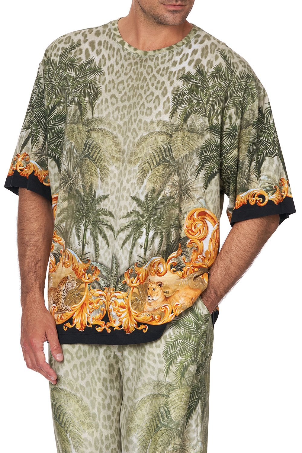 SUPER OVERSIZED TEE PALAZZO OF PALMS