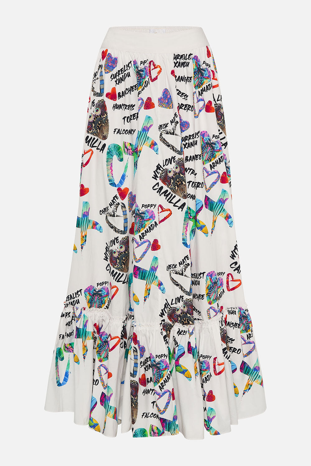 RUFFLE HEM SKIRT SHES A WRITE OFF