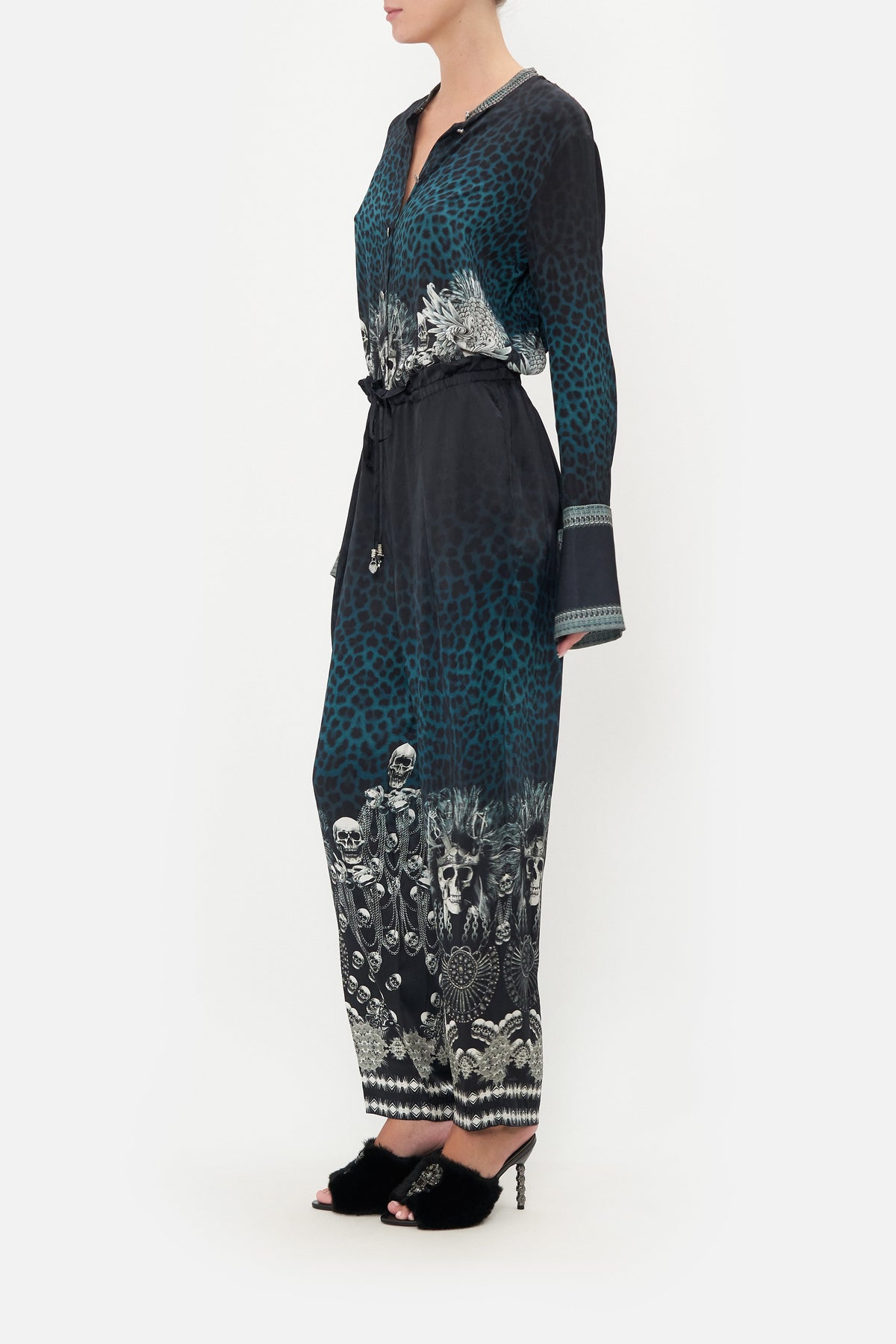 TUCK FRONT HAREM PANT ANIMAL ANARCHY