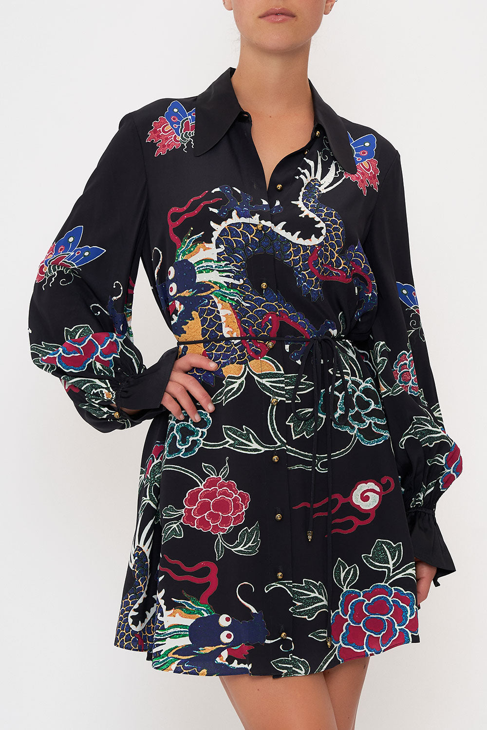 SHIFT SHIRT DRESS HOLLYWOOD HEIST