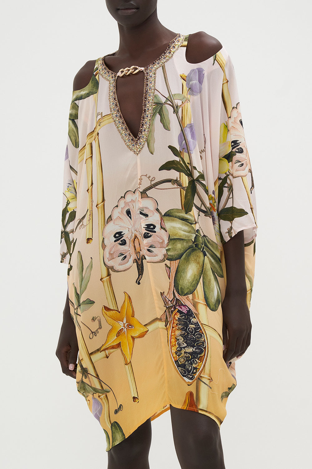 BATWING CUTOUT SHORT KAFTAN ORIGINAL SIN