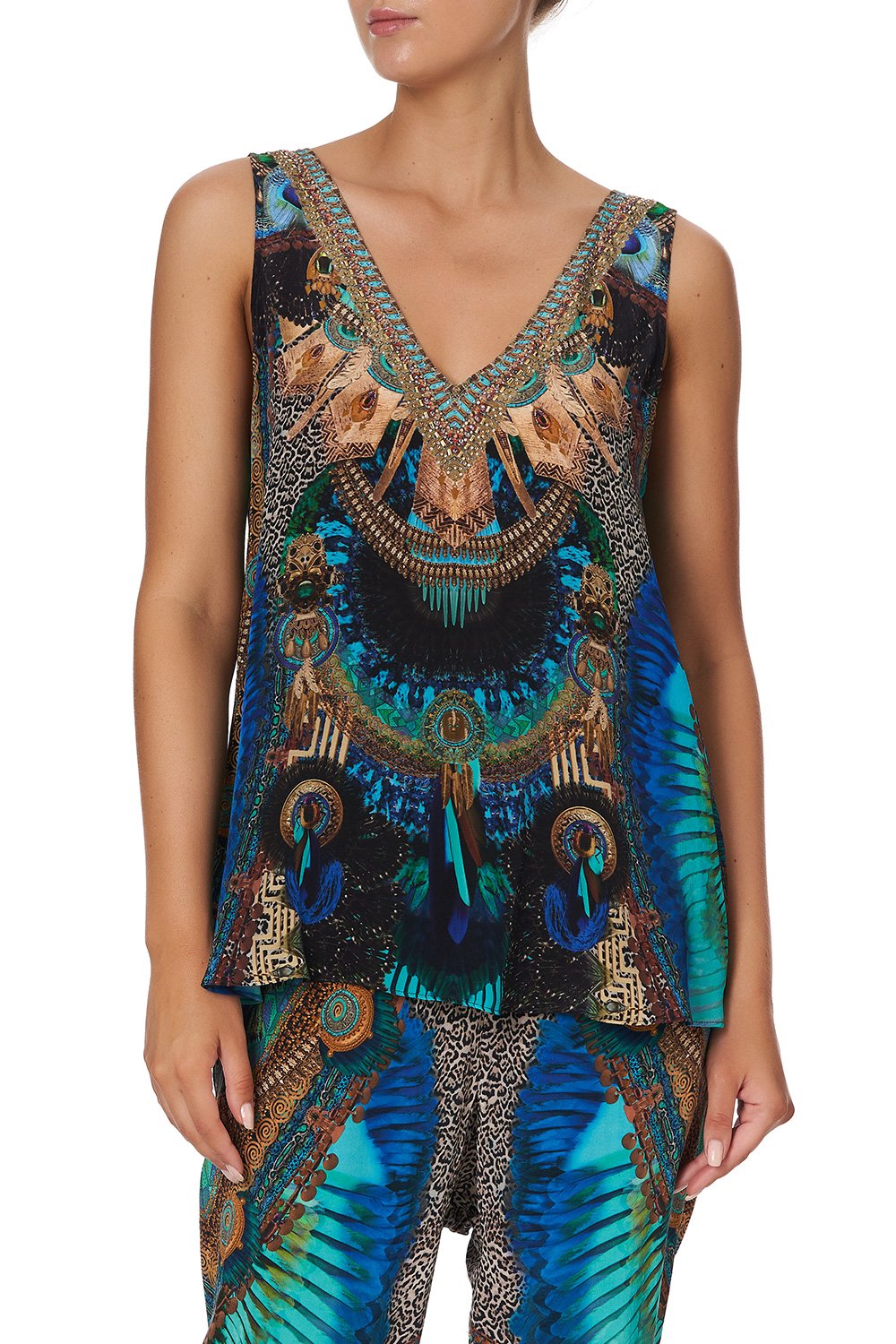 LACE UP TOP TEMPLE TEMPTRESS