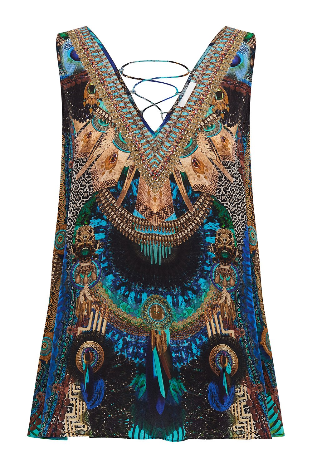 LACE UP TOP TEMPLE TEMPTRESS