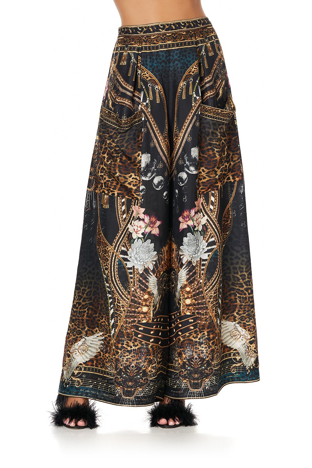 WIDE LEG TROUSER WITH FRONT POCKETS ROCKSTAR ROYALTY