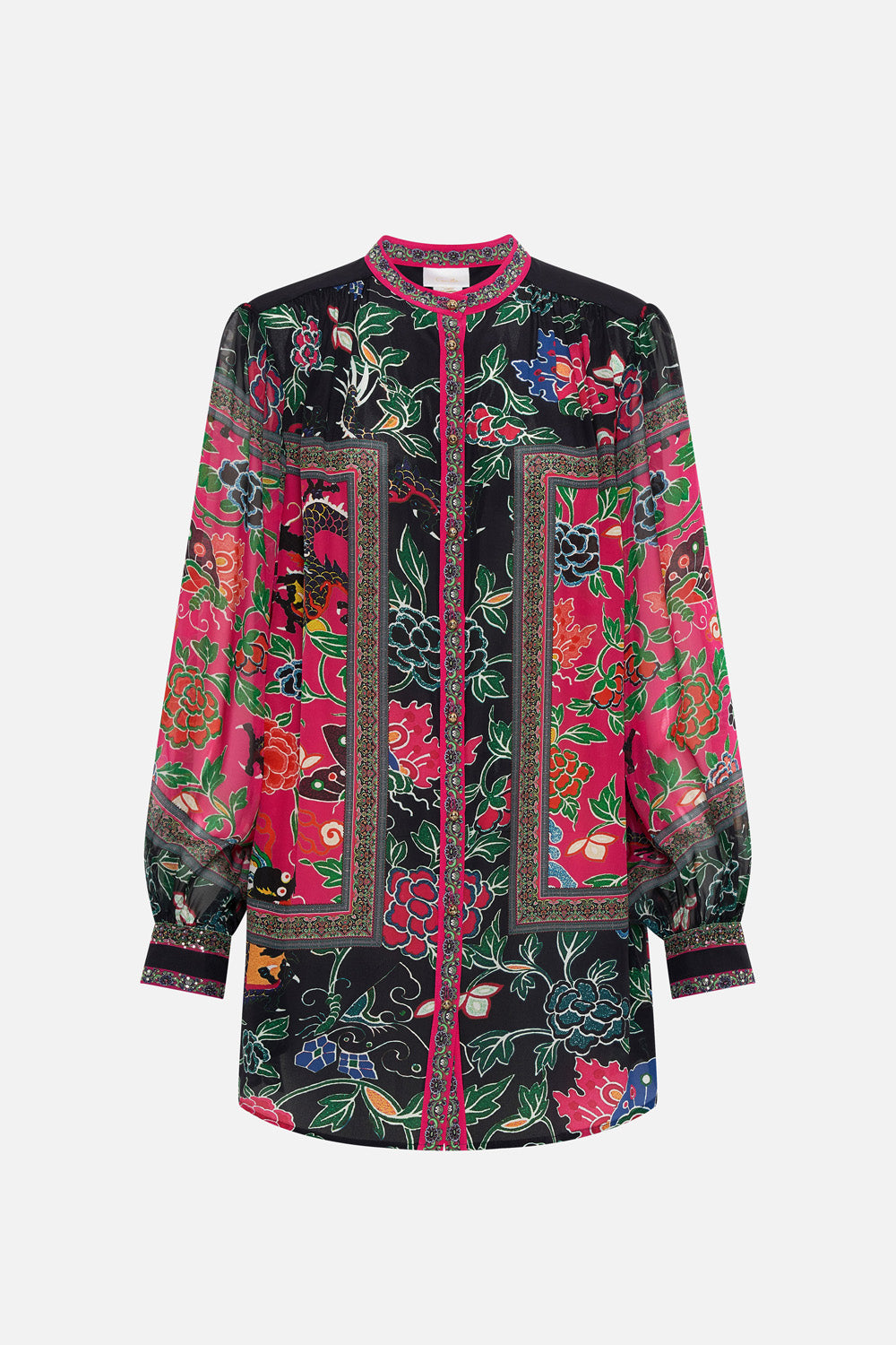 BLOUSON SLEEVE BLOUSE WITH YOKE TWILIGHTS TOKEN