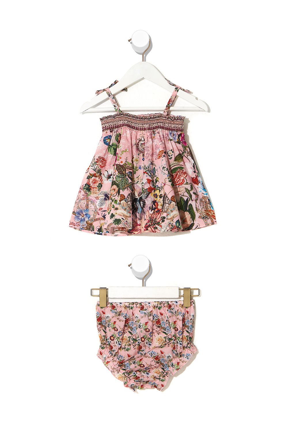 BABIES CAMI AND BLOOMER SET YOUNG HEARTS