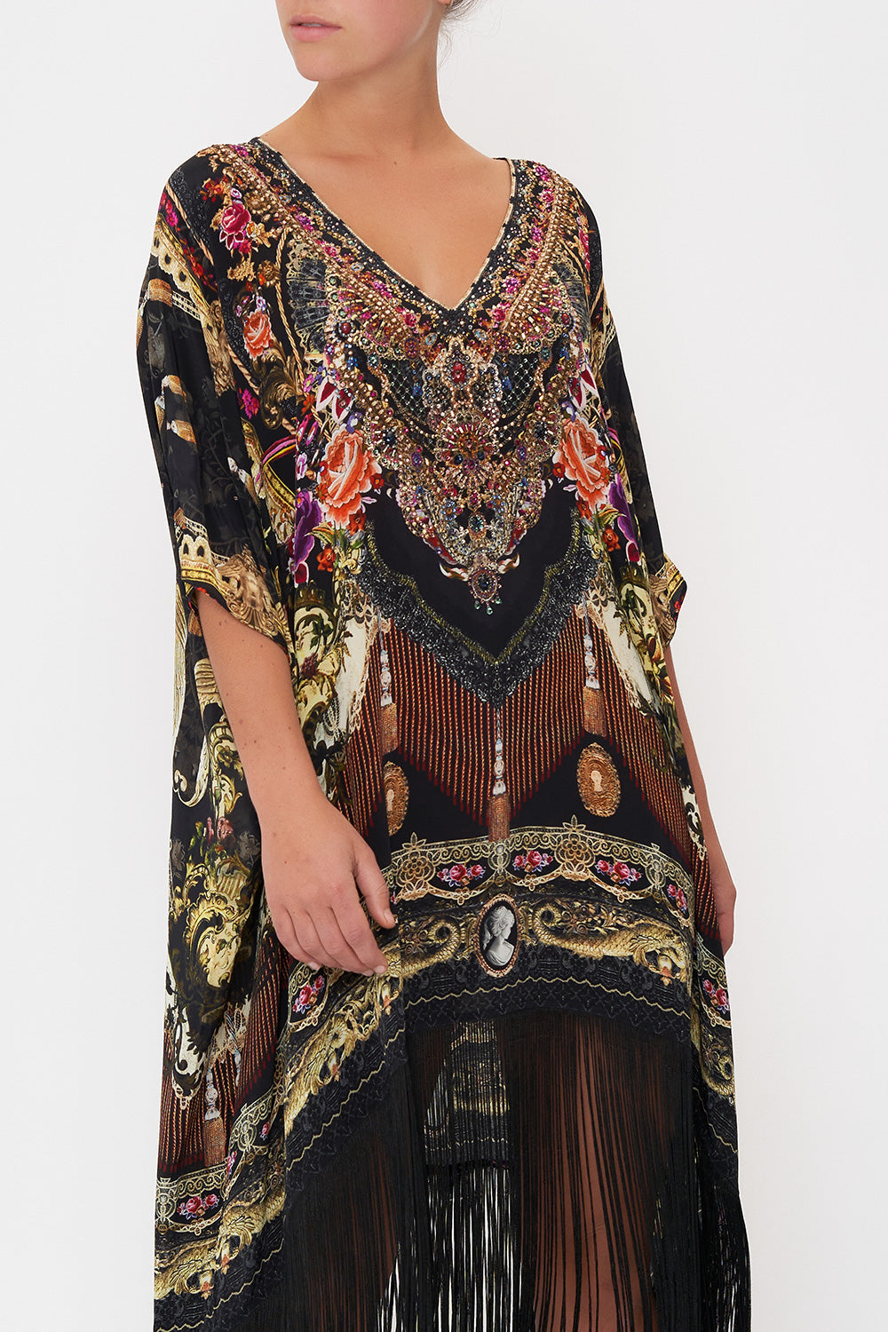 RECTANGULAR V NECK KAFTAN DANCE WITH DUENDE