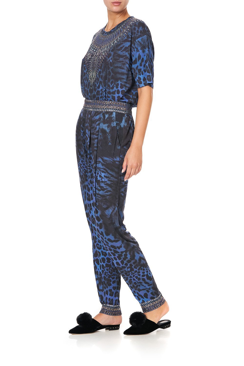 HAREM PANTS WITH FRONT PLEATS THE CATS MEOW