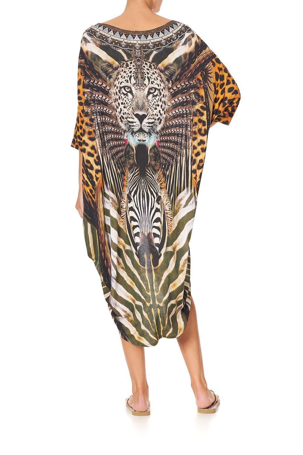 SCOOP BACK HEM DRESS NINE LIVES