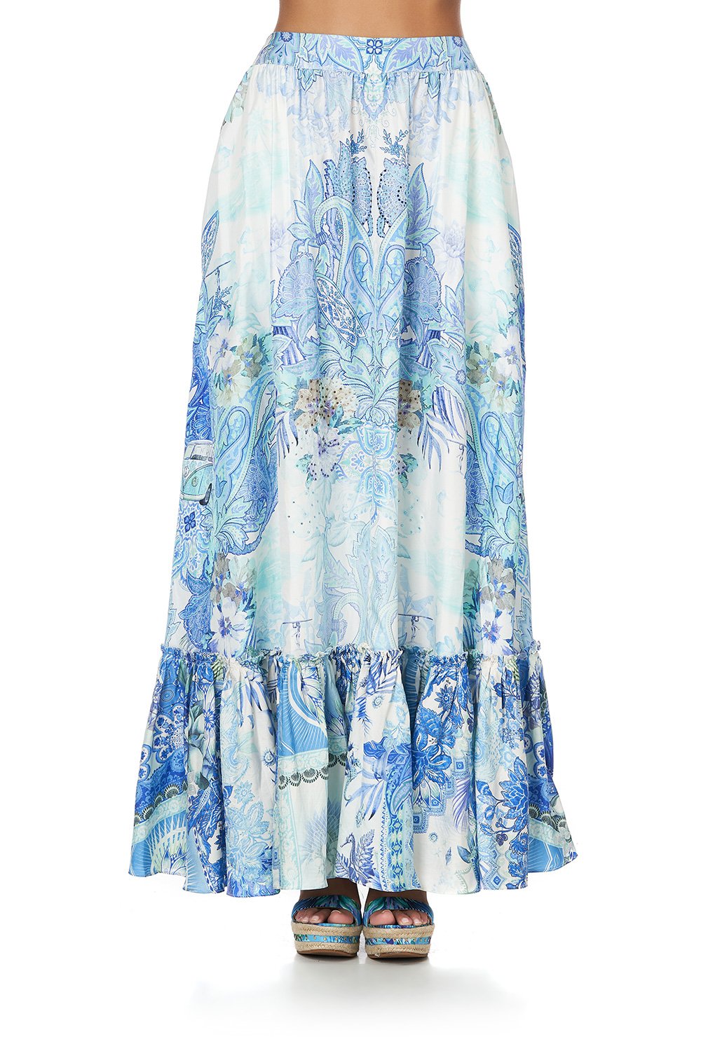 RUFFLE HEM SKIRT CALI DREAMING