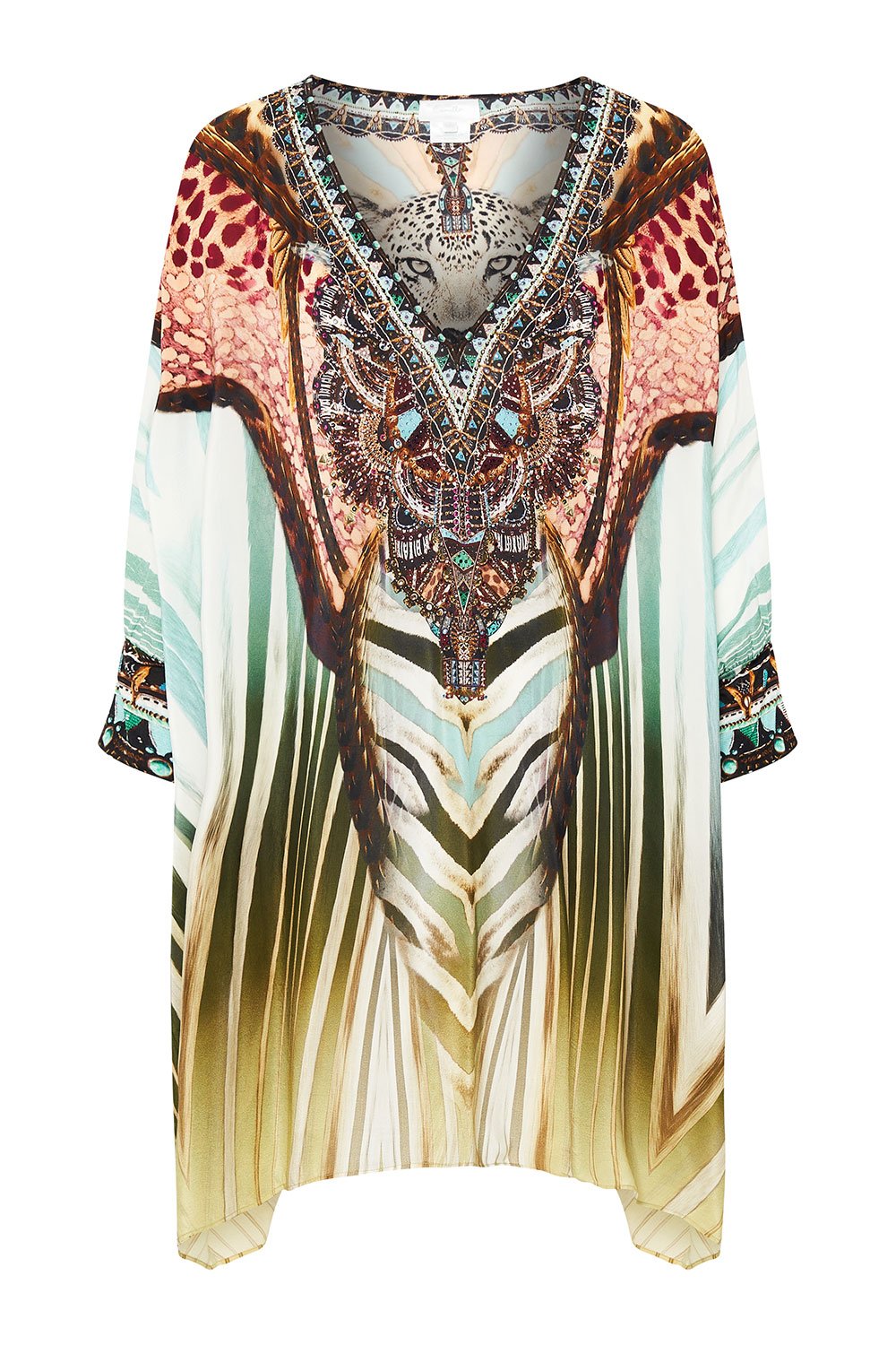 SHORT KAFTAN WITH CUFF UP ON CLOUD NINE