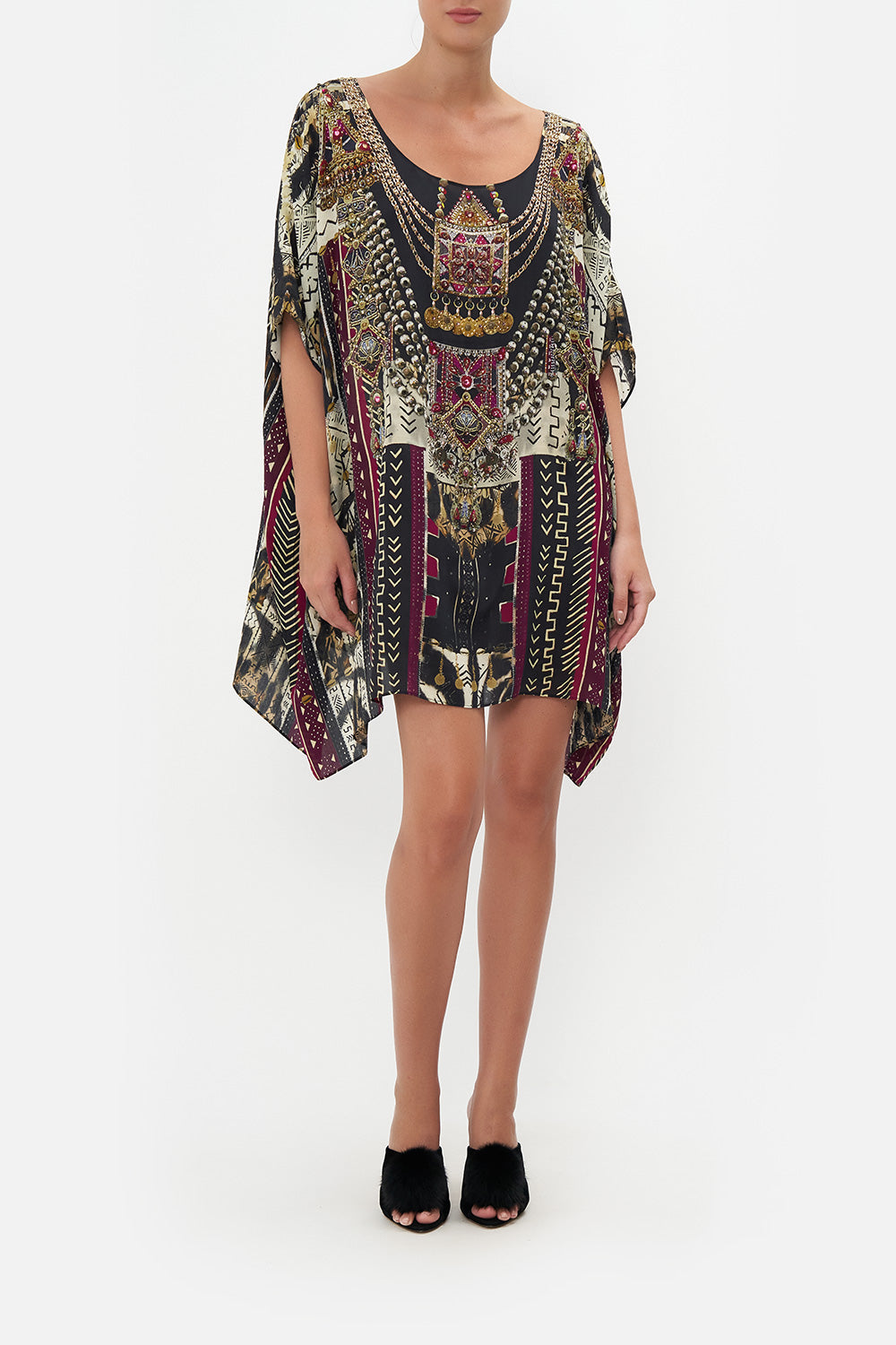 SHORT ROUND NECK KAFTAN DESERT DREAMS