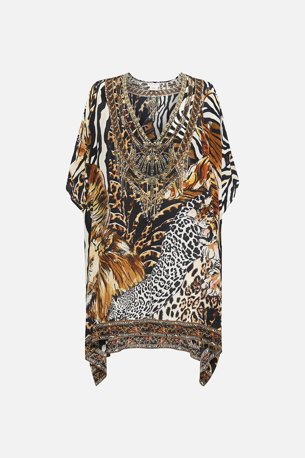 RECTANGULAR V NECK KAFTAN WHATS NEW PUSSYCAT
