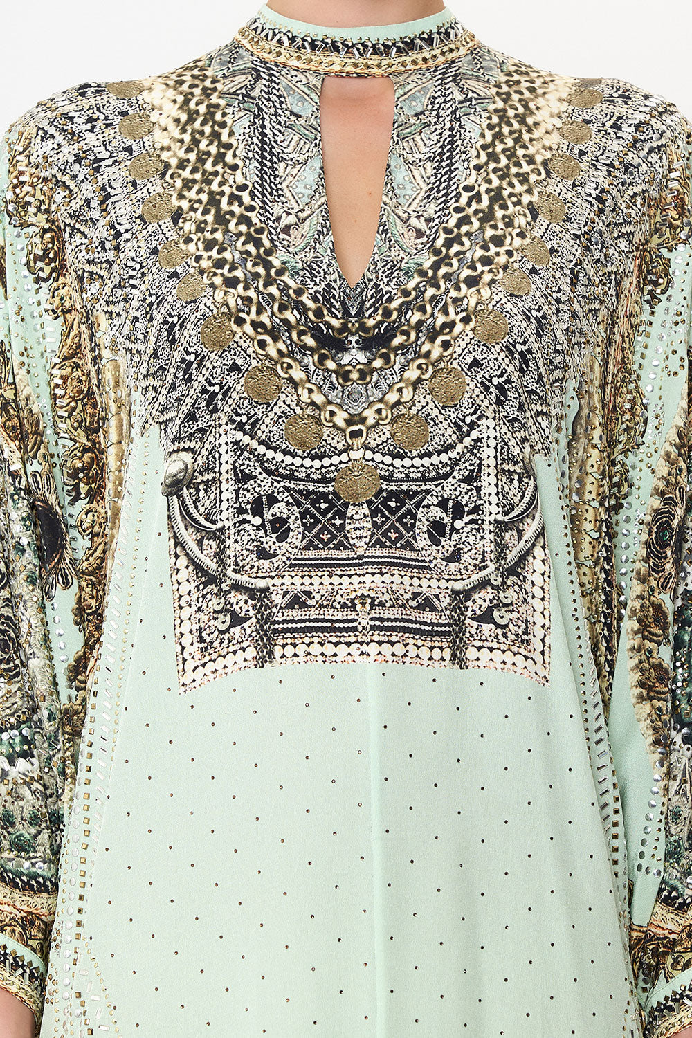 SHORT KAFTAN WITH HIGH NECK FREE ESPIRITU