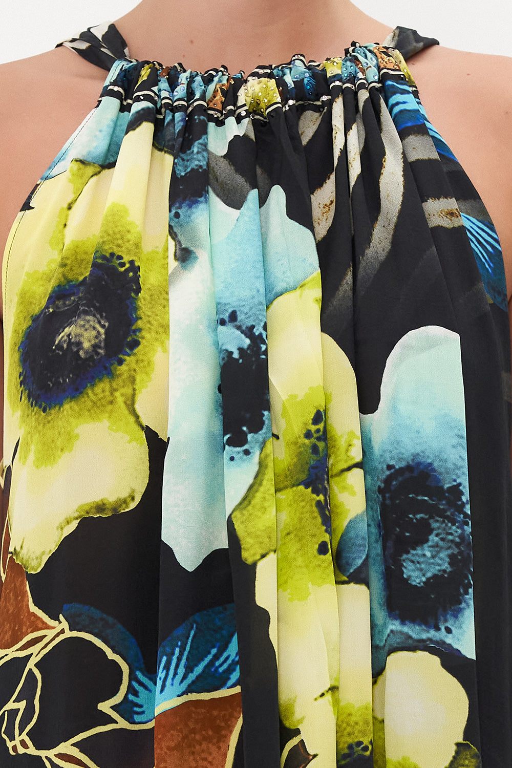 DRAWSTRING DRESS POPPY DIVINE