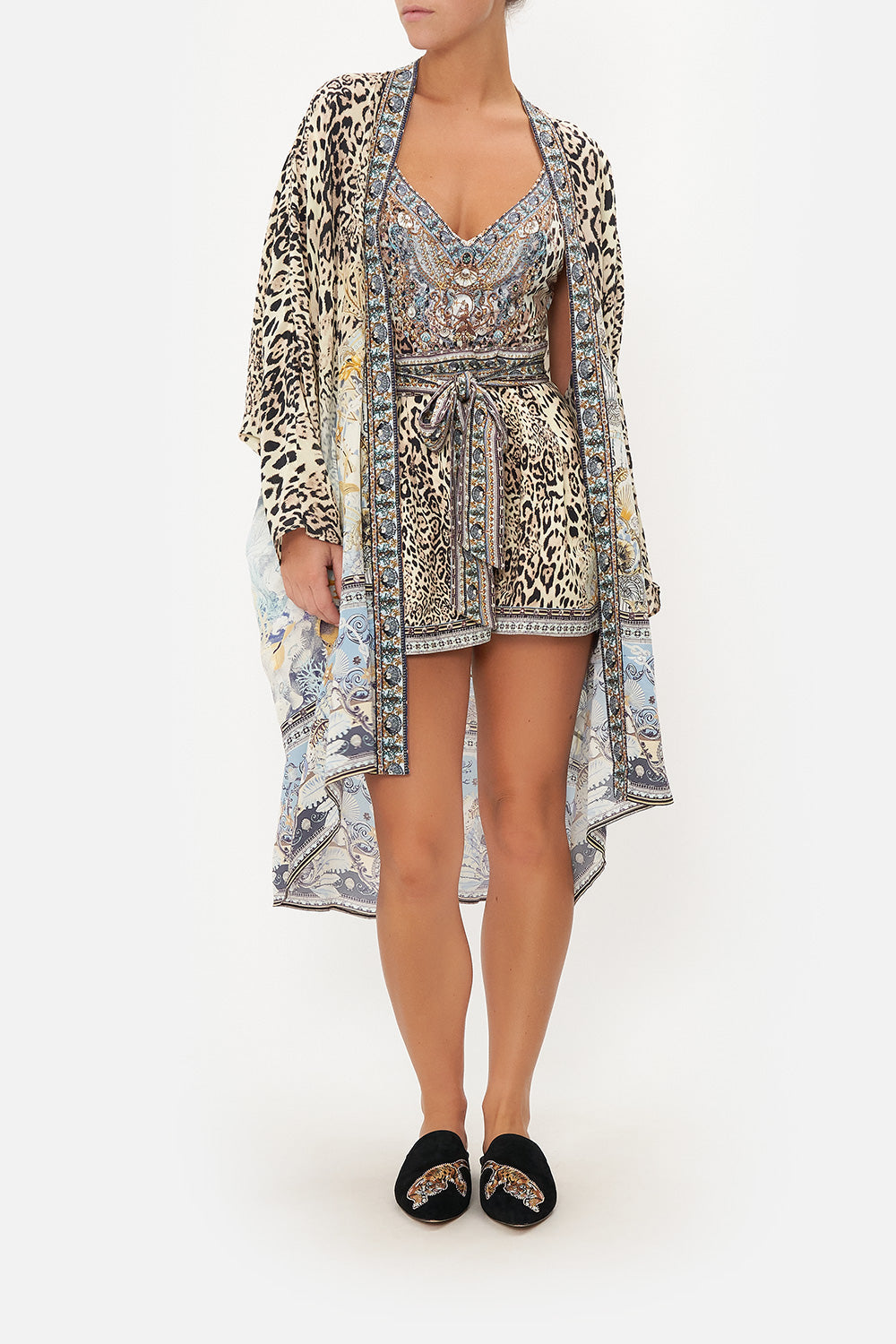 HIGH LOW HEM CASUAL JACKET SEAHORSE SONNET