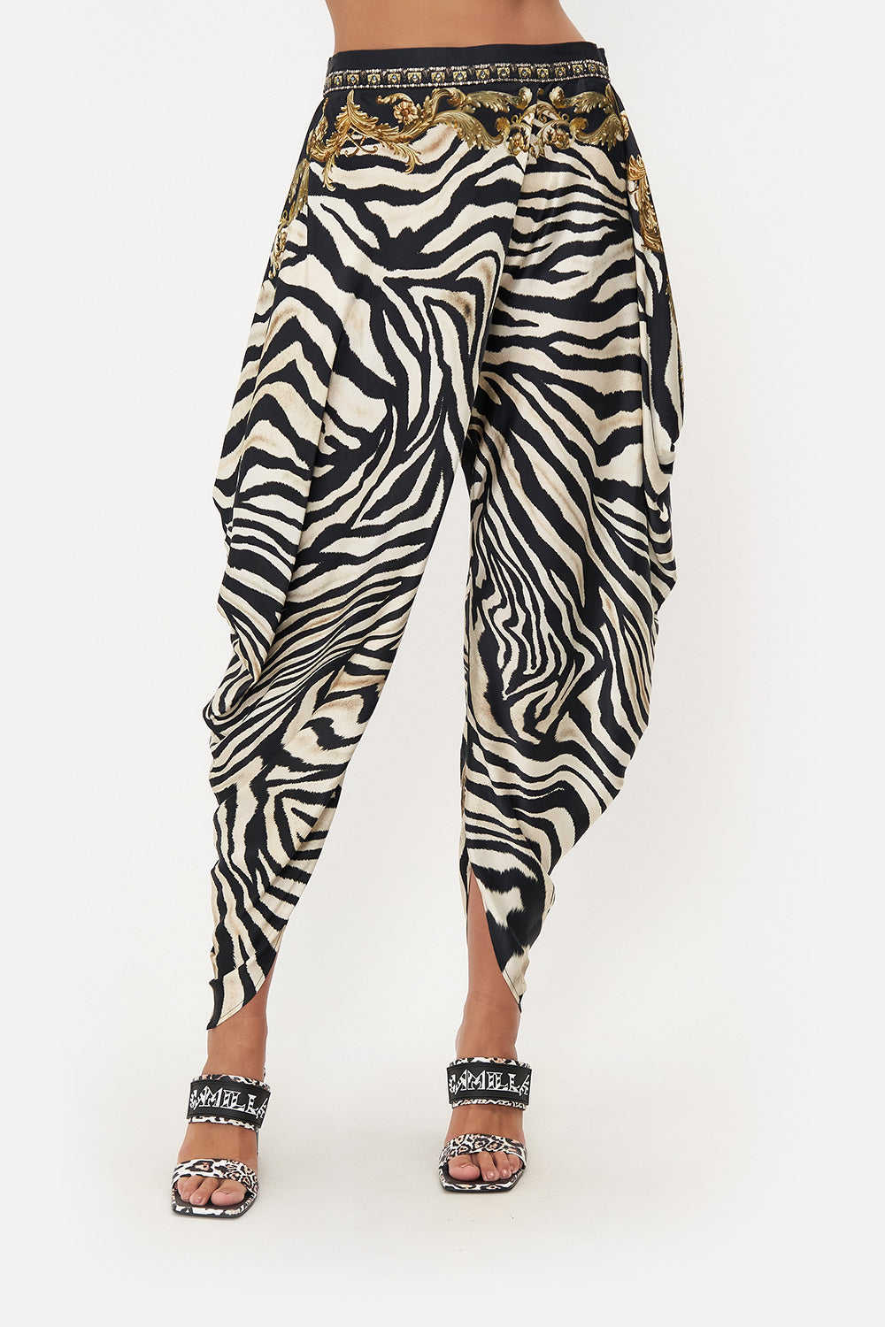 DRAPED SIDE PANT EARN YOUR STRIPES