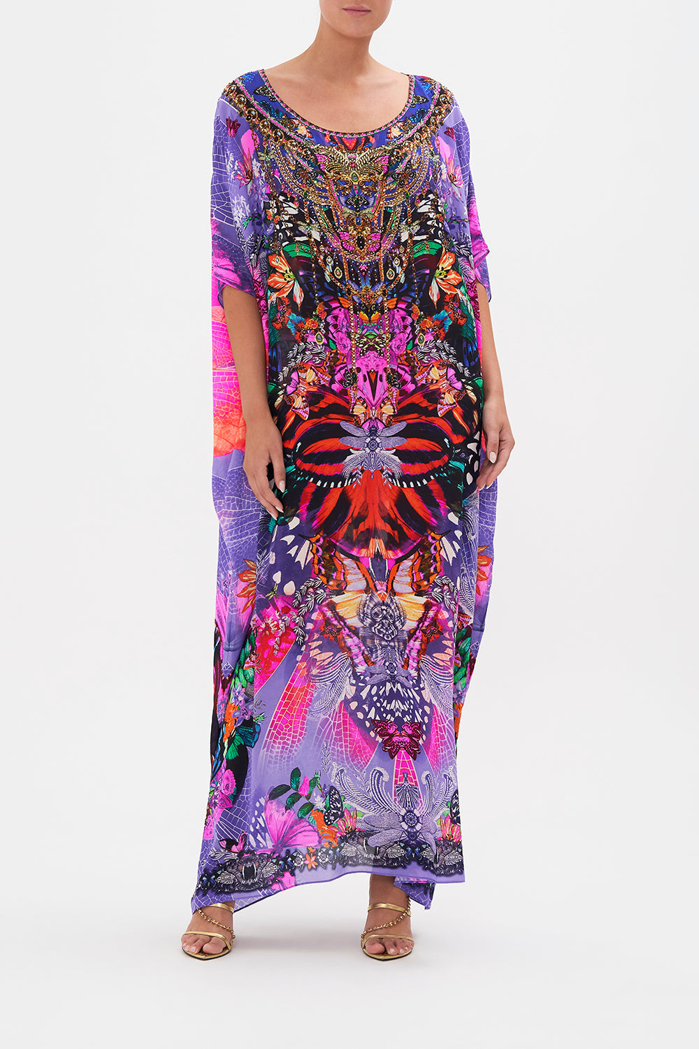 ROUND NECK KAFTAN INDIRA