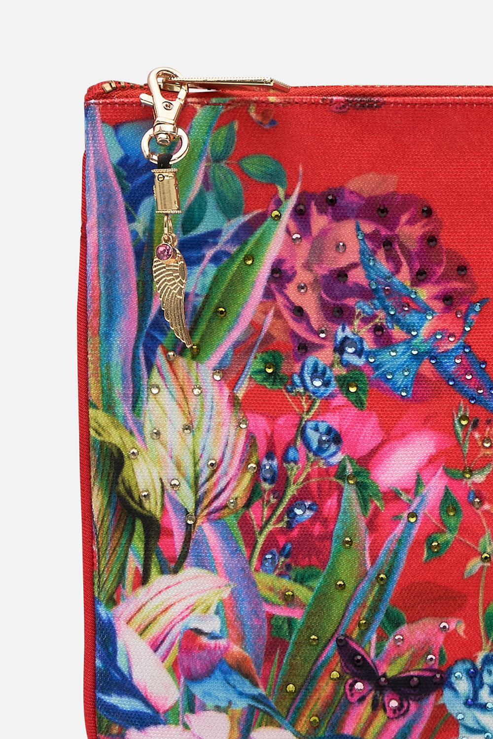 SMALL CANVAS CLUTCH BIRDS OF A FEATHER