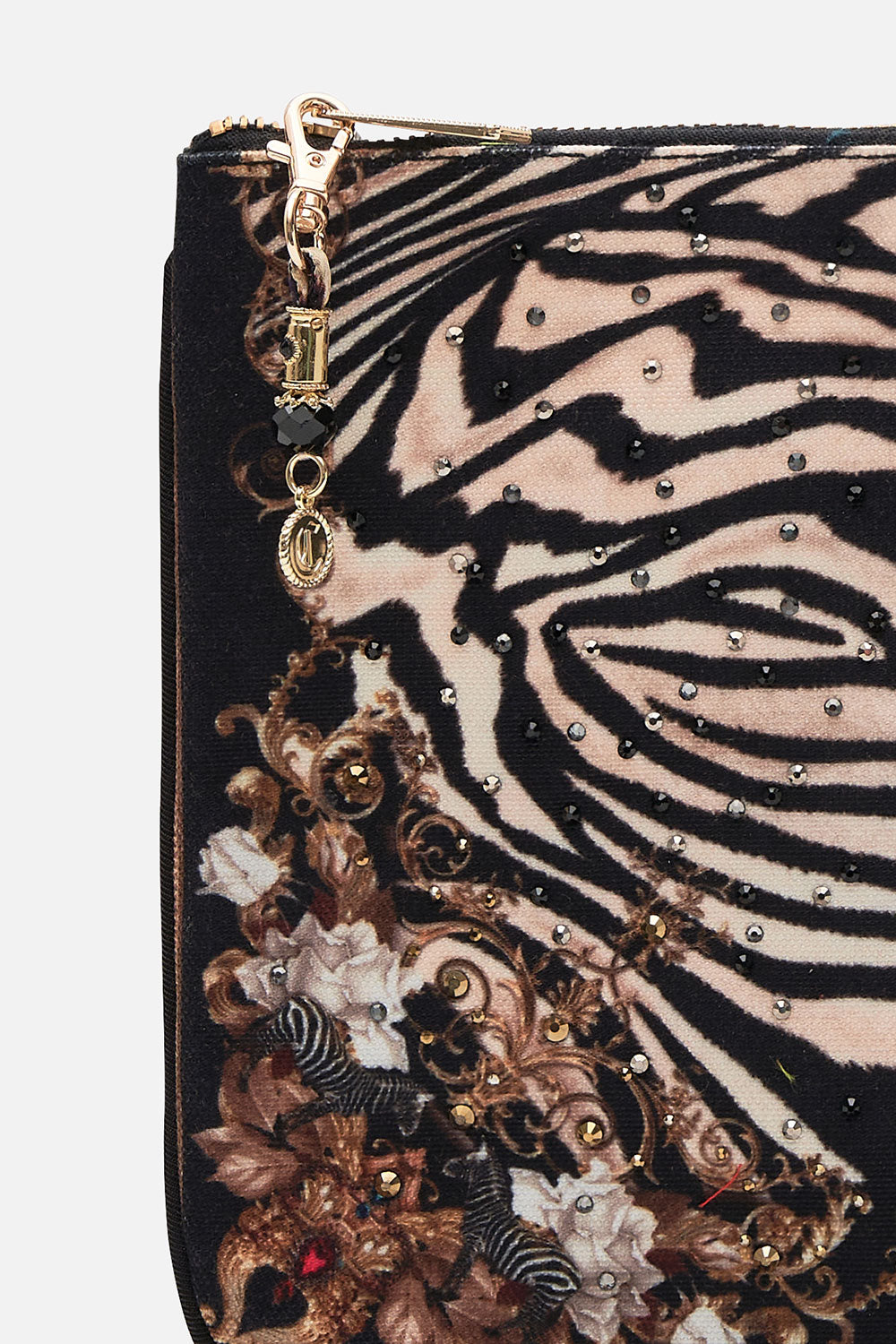 SMALL CANVAS CLUTCH EARN YOUR STRIPES