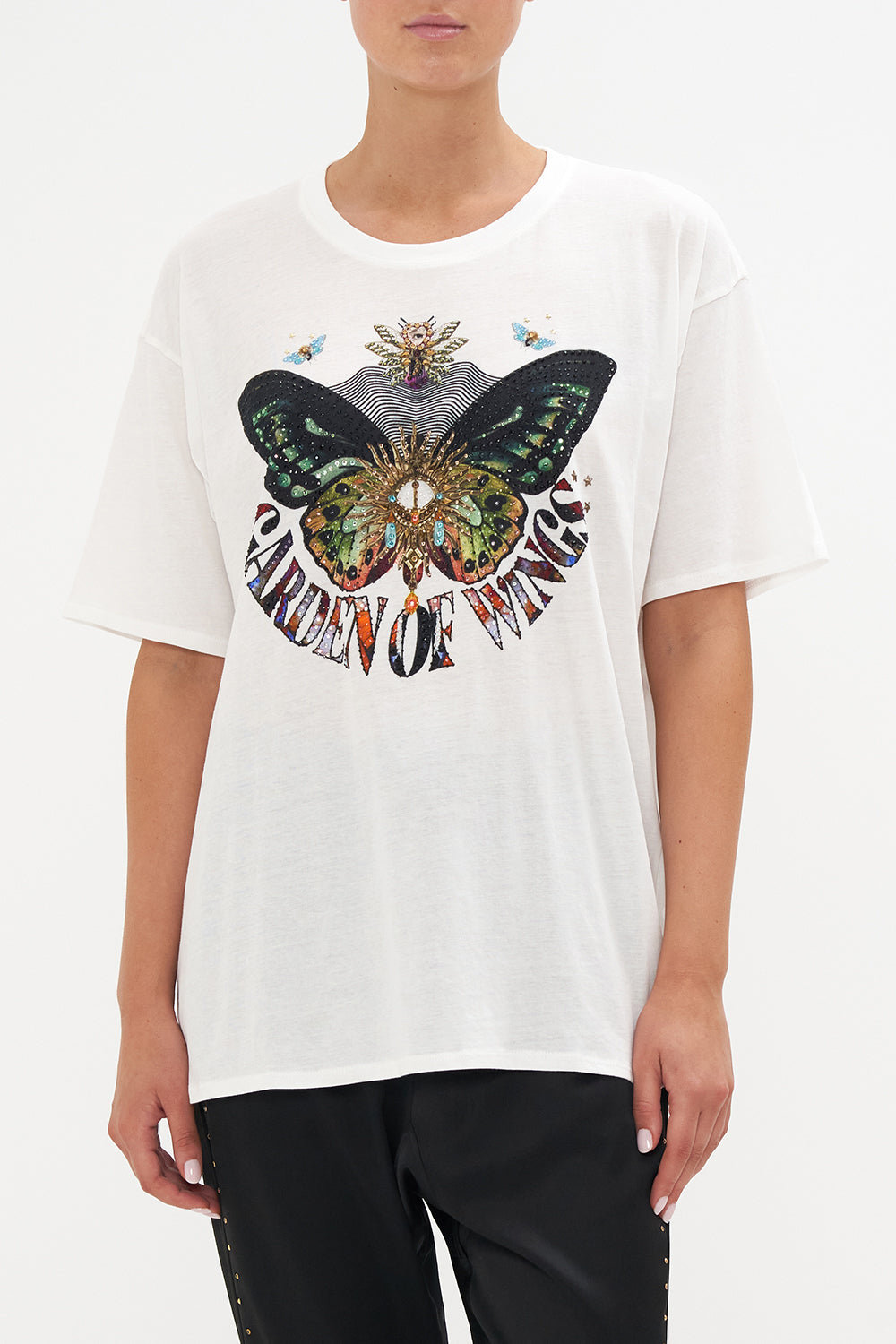 OVERSIZE BAND TEE FLUTTER BY