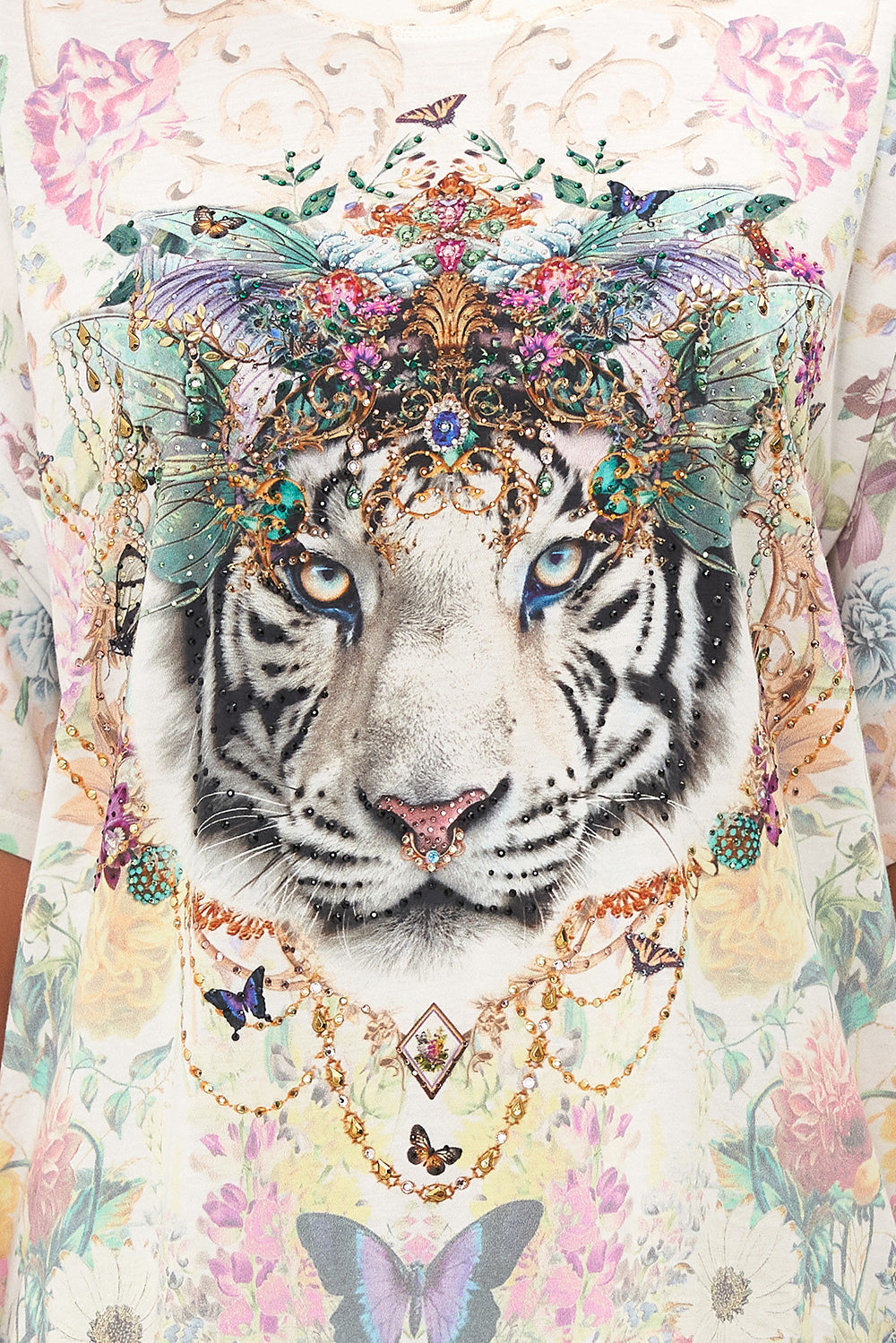 OVERSIZE BAND TEE QUEENS BEE HIVE