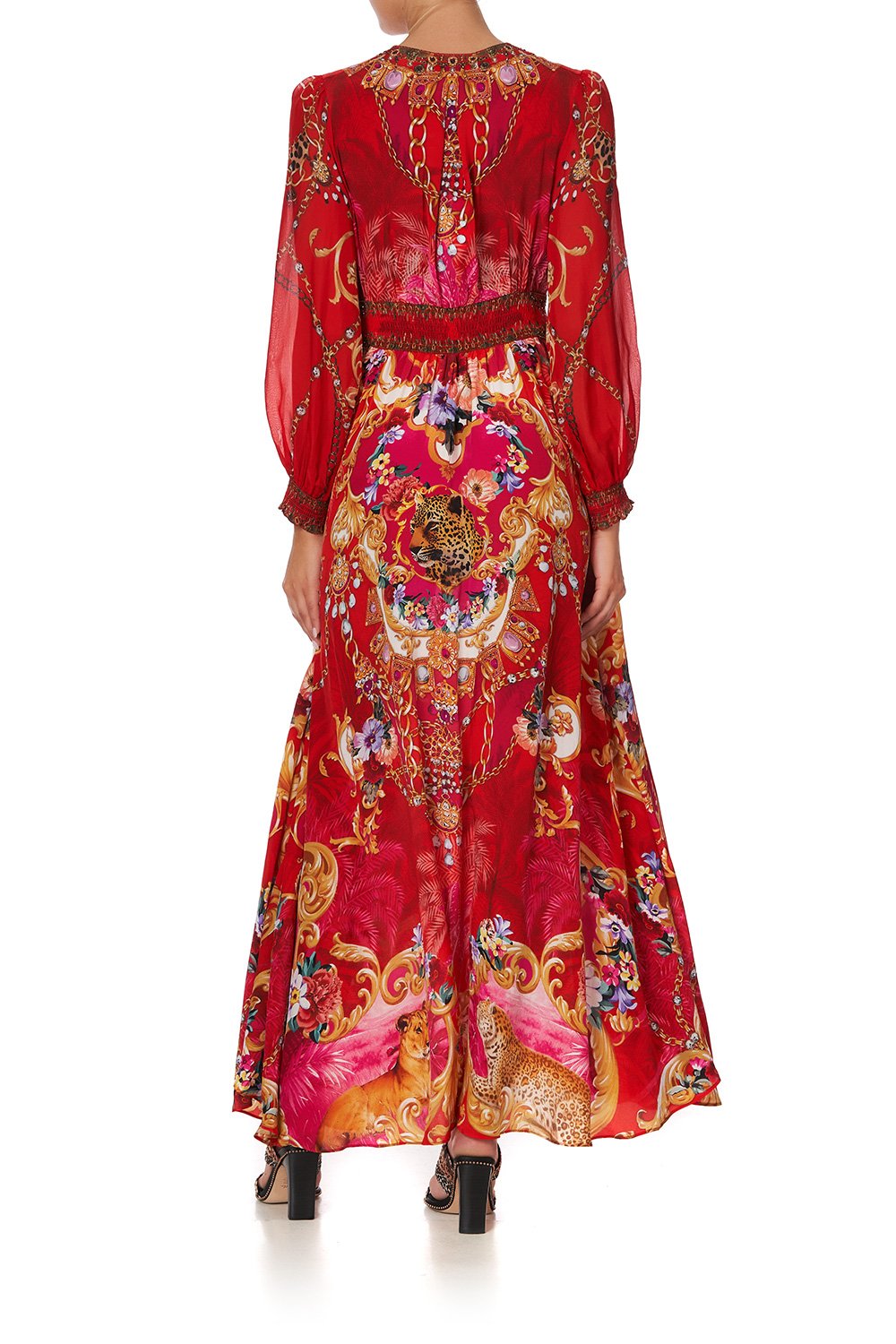 BUTTON DRESS WITH SHAPED WAISTBAND PRIMA DONNA