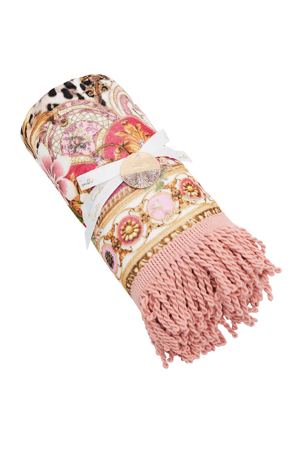 RECTANGLE TOWEL WITH FRINGE ANARCHY AT ANNABELS