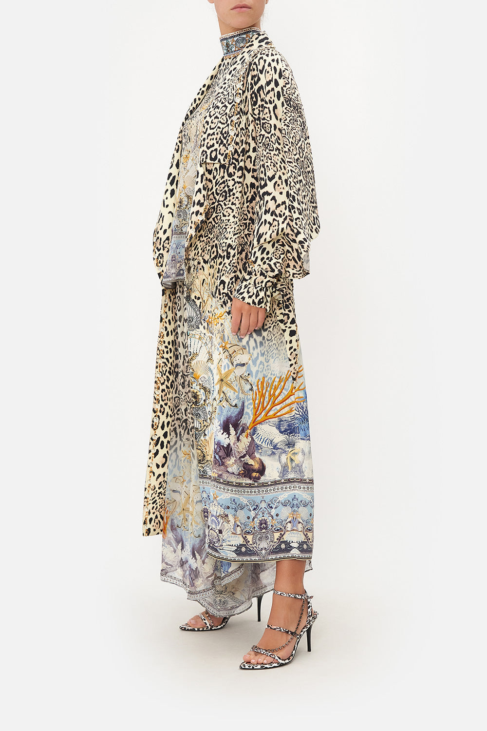 SOFT TRENCH WITH TIES SEAHORSE SONNET