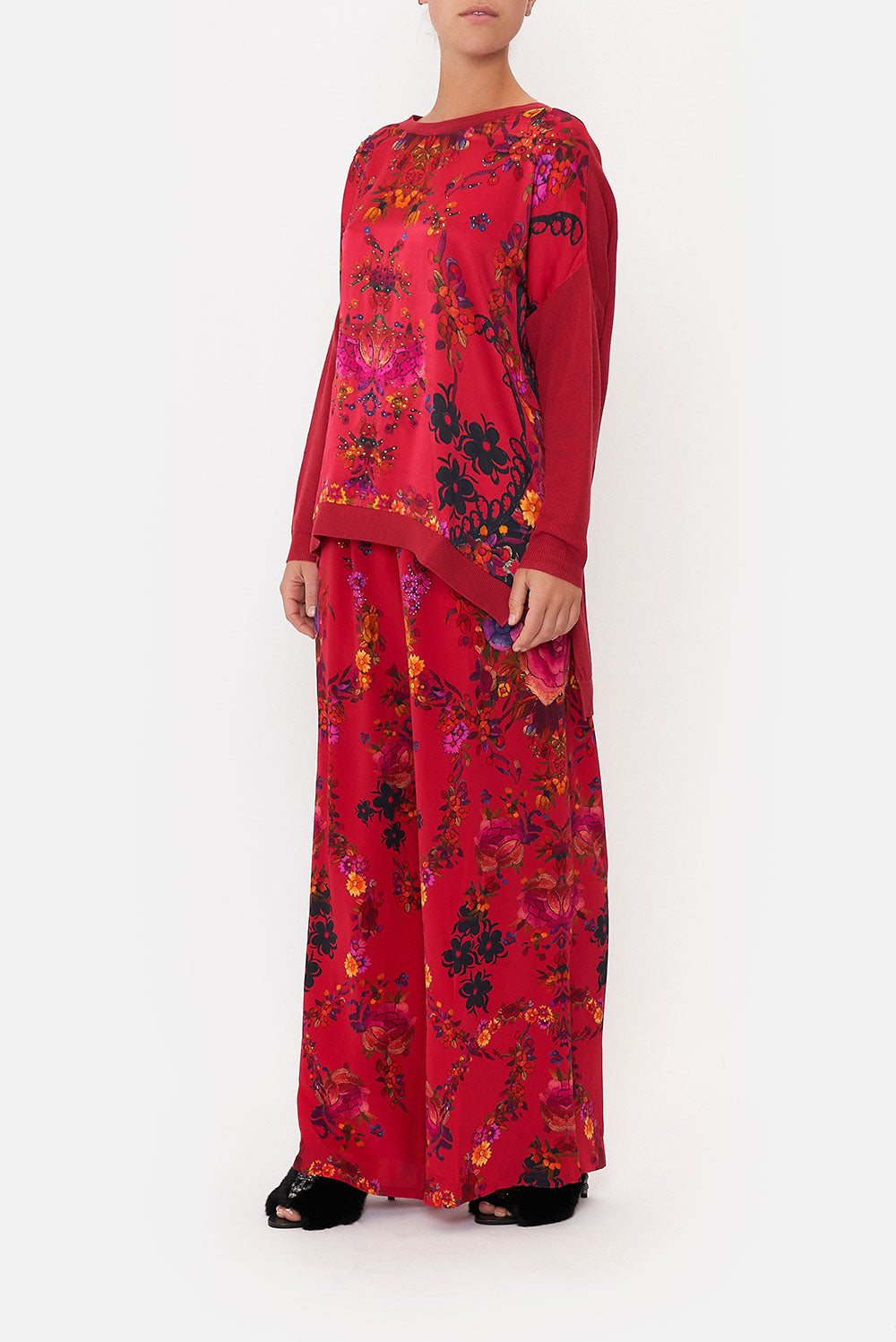 DROP SHOULDER BOX KNIT VIEW FROM THE VEIL