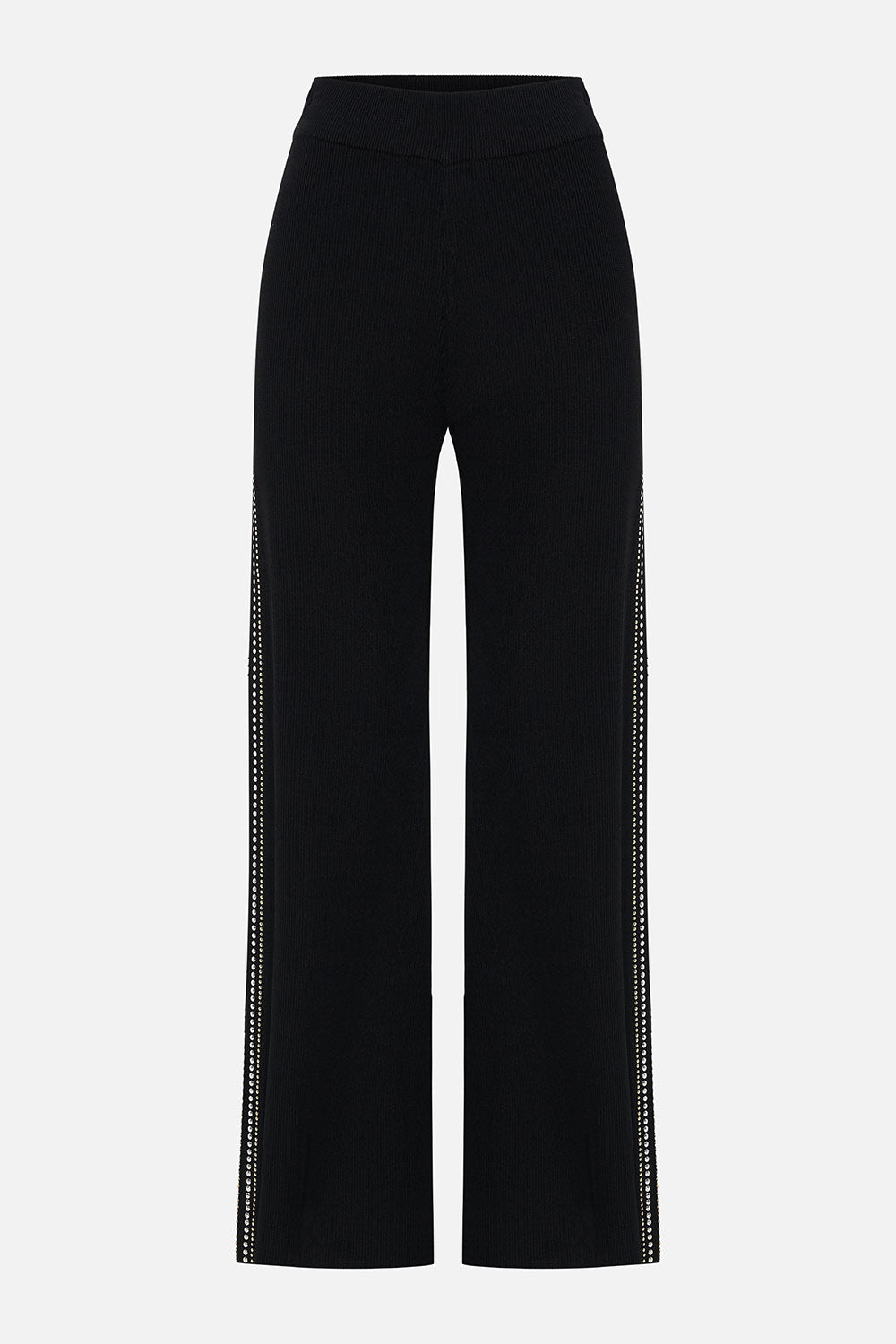 FLARED JACQUARD KNIT PANT DANCE WITH DUENDE