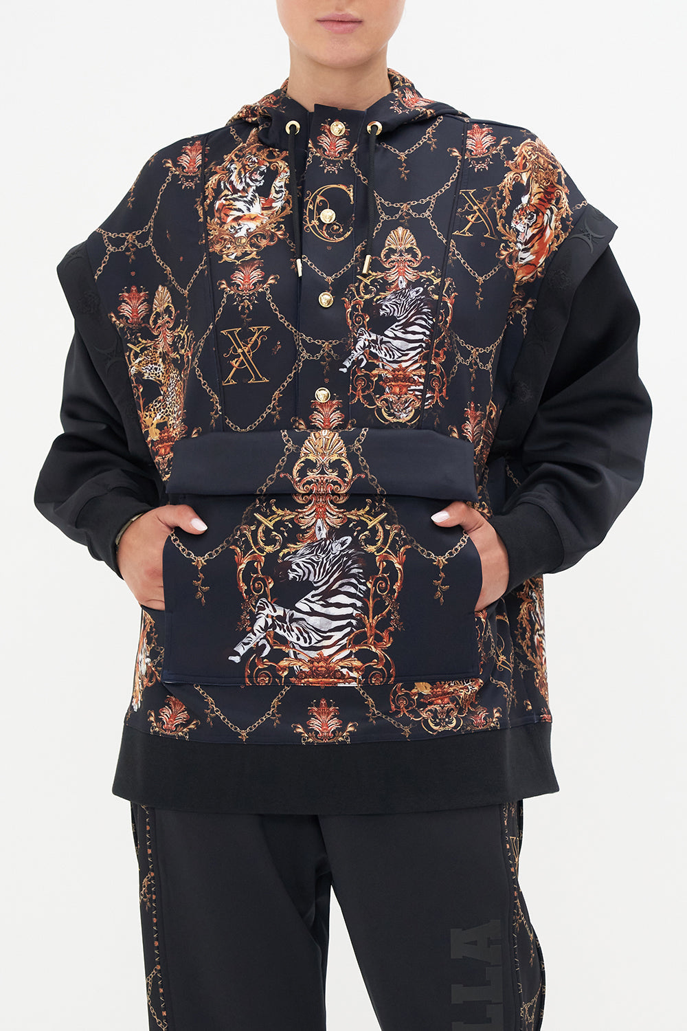 HOODIE WITH FRONT OPENING KNIGHTS OF JAGGIS TABLE