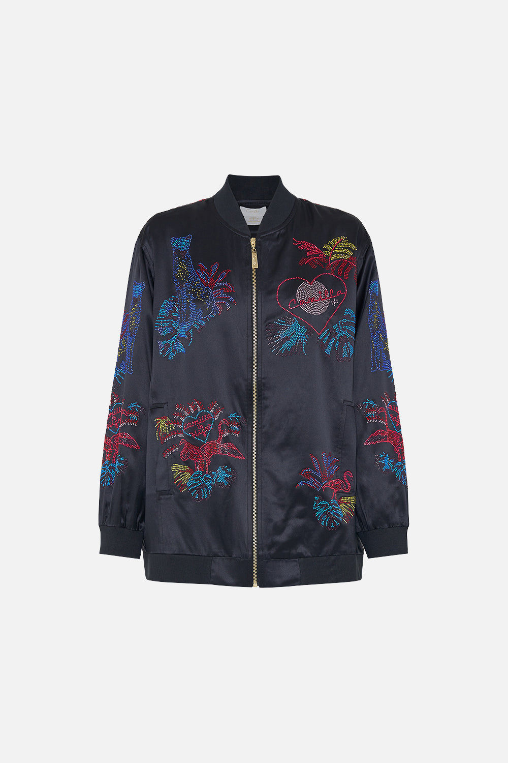 OVERSIZED BOMBER NAUGHTY NEON