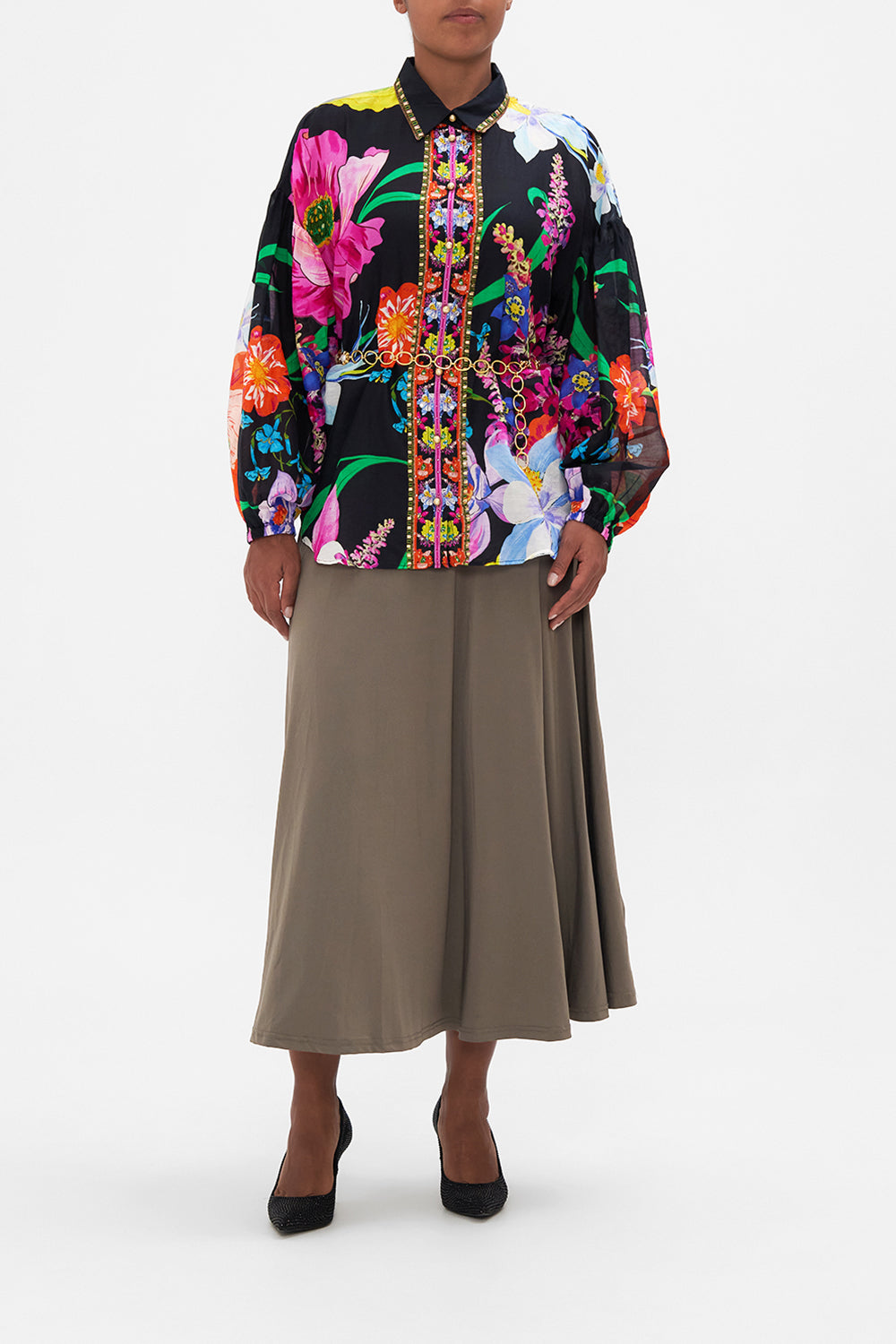 BALLOON SLEEVE SHIRT BLOUSE AWAY WITH THE FAIRIES