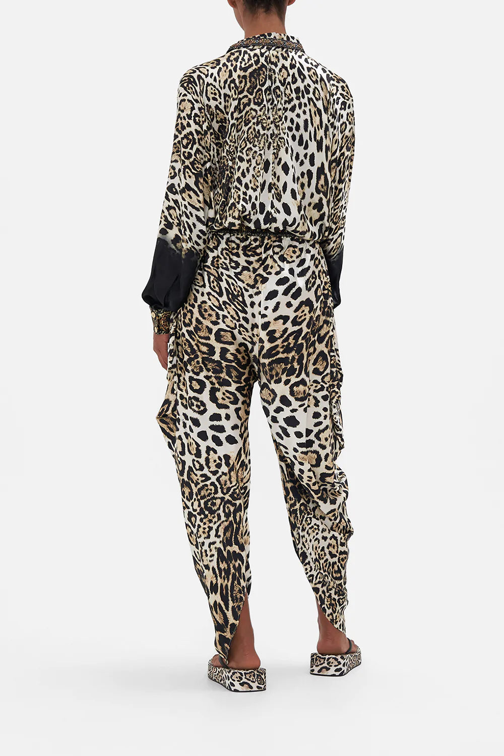 DRAPED SIDE PANT COOL FOR CATS